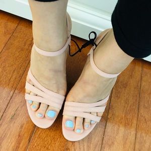 Zara Sandal/4inch high heel/Blush Size39 stiletto